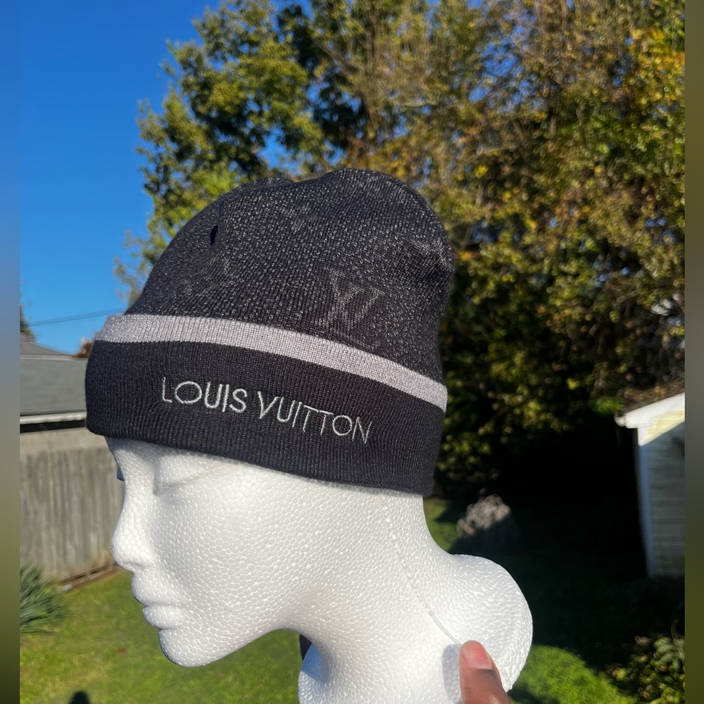 Black LV Beanie
